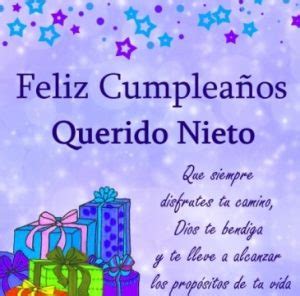 feliz cumpleaños nieto querido